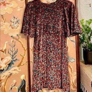 Zara petite fleur velvet/velour princess mini